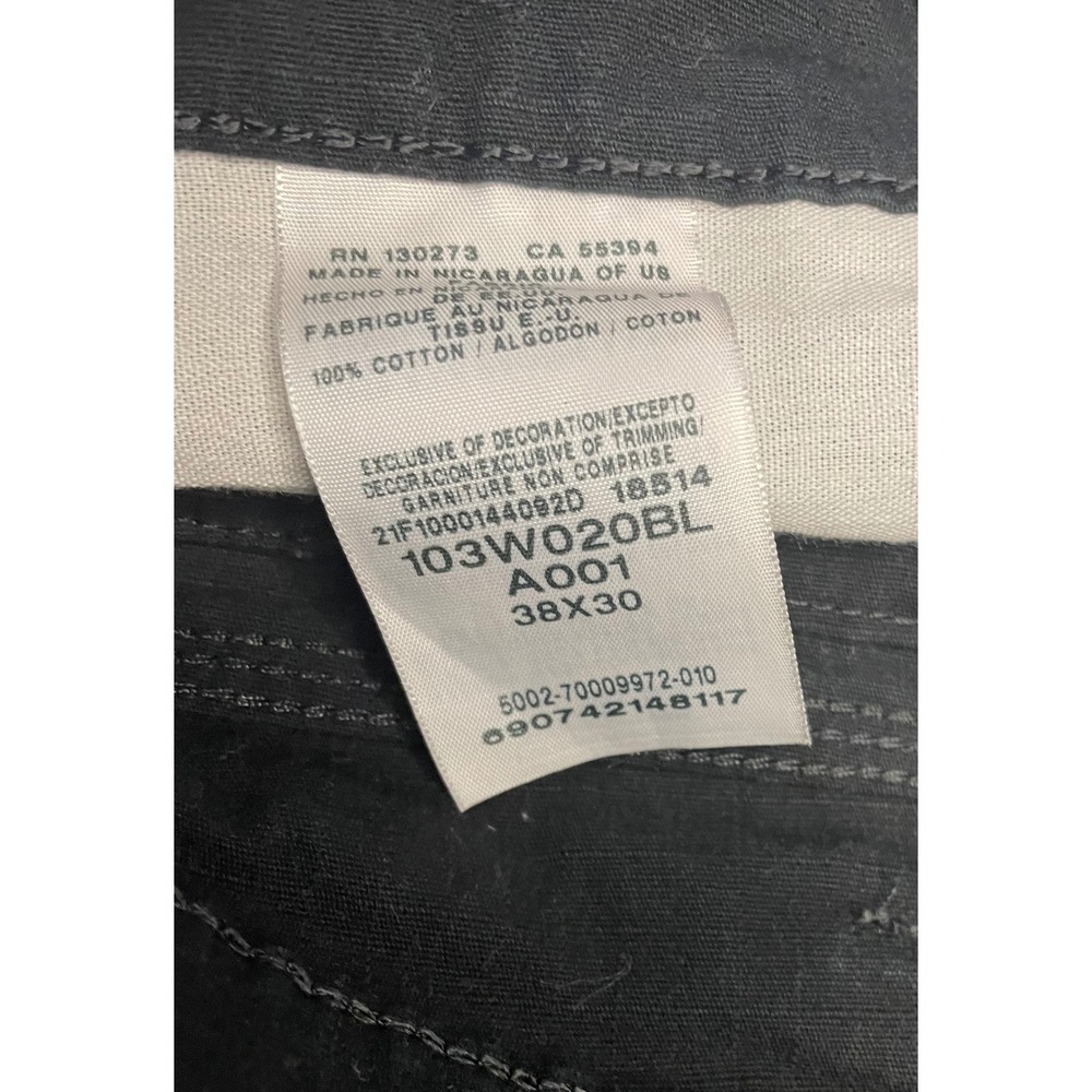 Wrangler Riggs Workwear Mens Black Ripstop Carpenter Pants 38x30‎ 103W020BL - Picture 5 of 14
